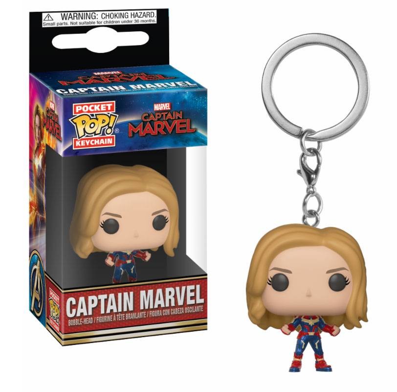 Funko POP! Keychains Captain Marvel - Captain Marvel Vinyl Figure 4cm
